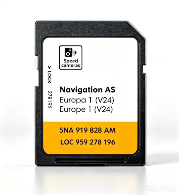 Carte SD GPS pour VW Discover MIB2 Navigation AS V24 Europe 2026 32Go