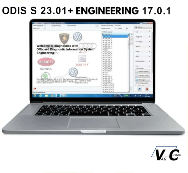 Logiciel Odis Service 23.0.1 + Engineering 17.0.1